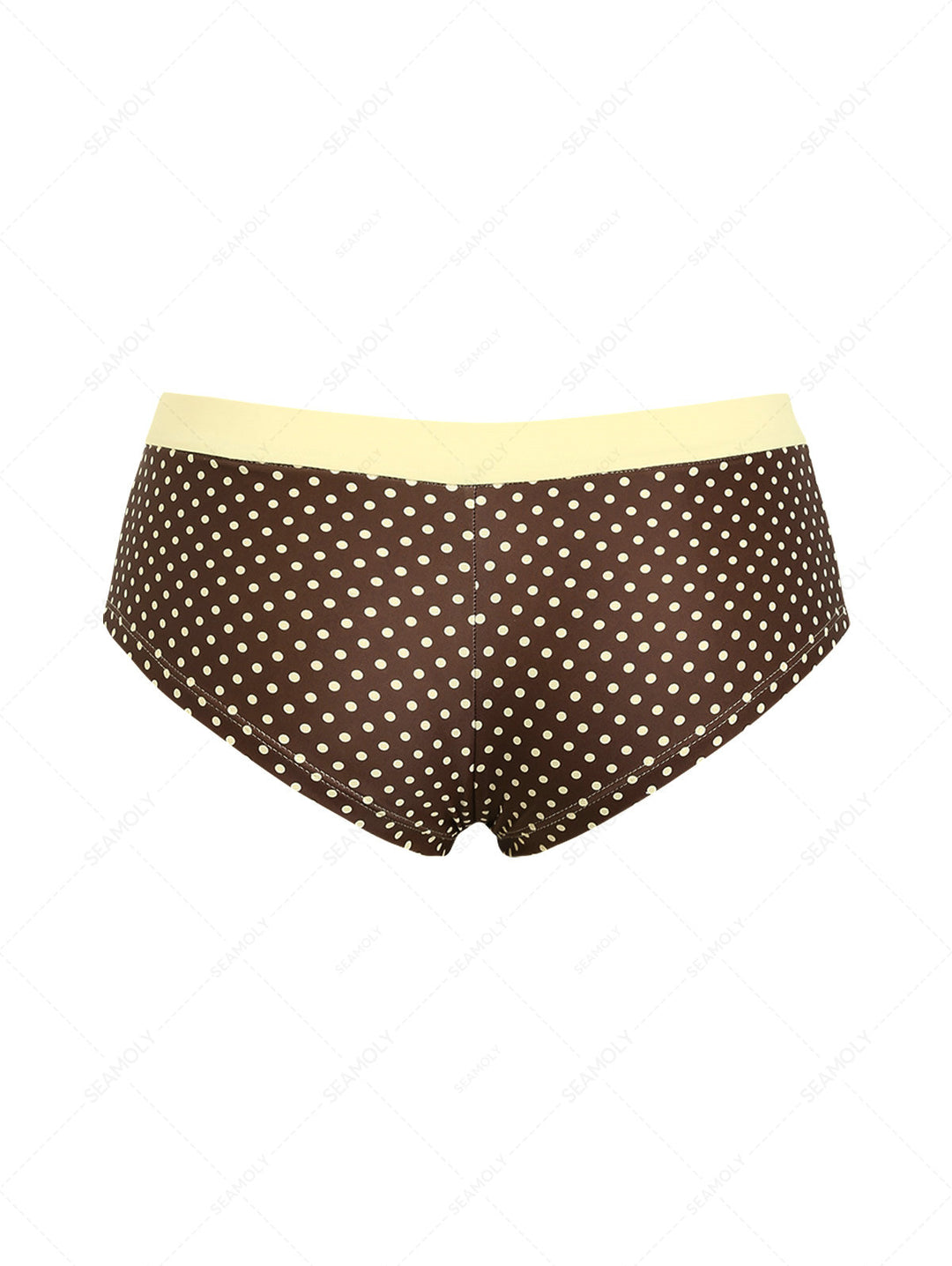 Seamolly Polka Dot Bikini Bottom Cheeky Swim Boyshorts