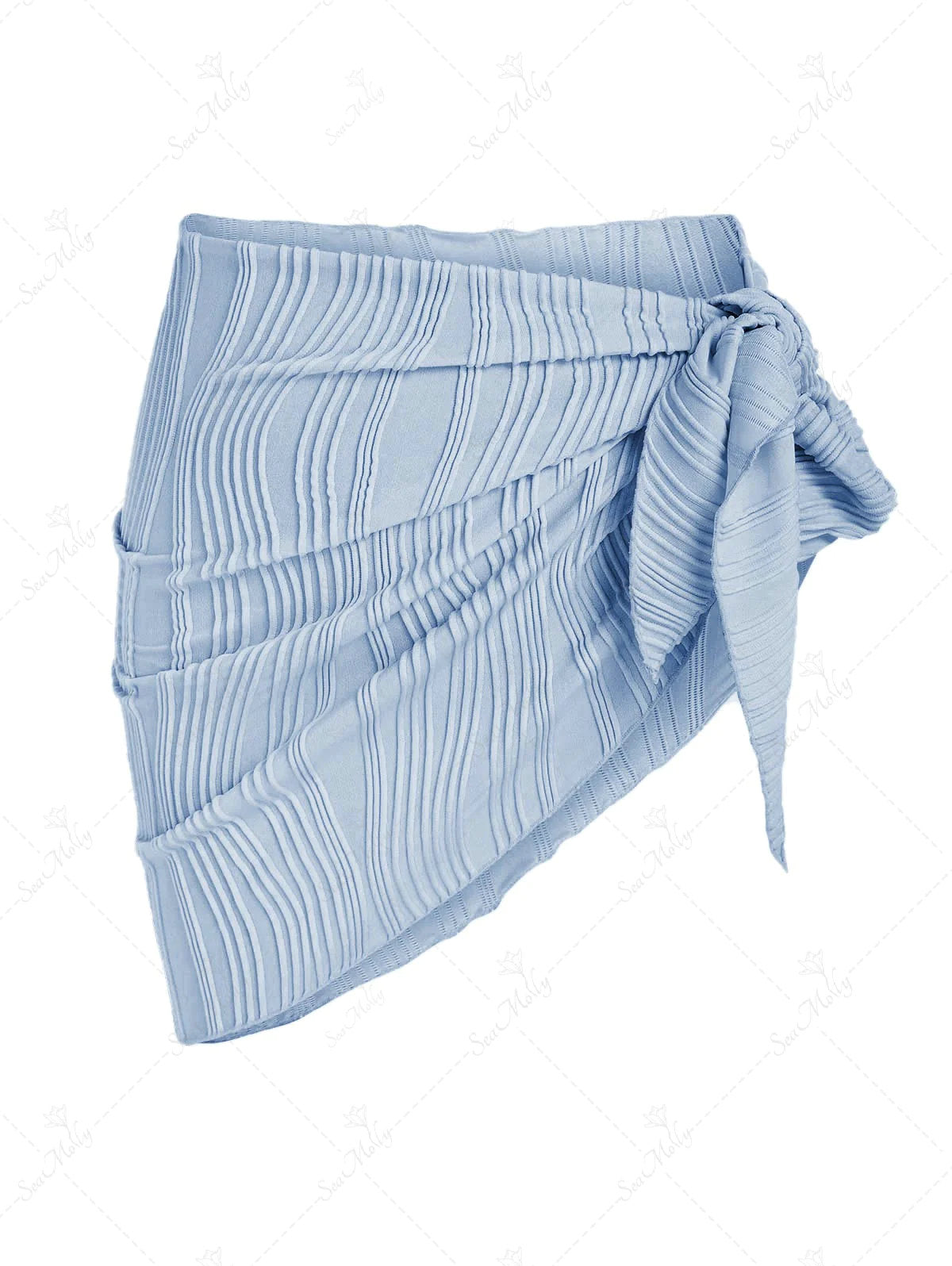 Seamolly Textured Tie Side Beach Sarong