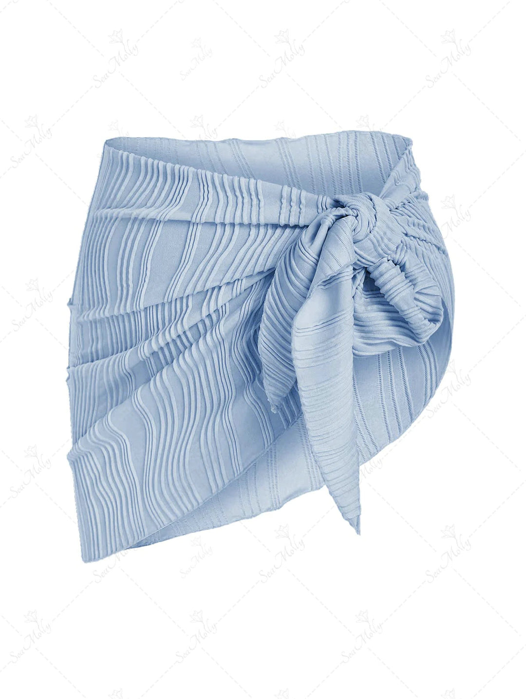 Seamolly Textured Tie Side Beach Sarong