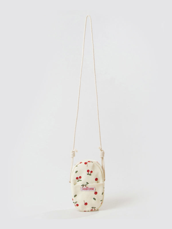 Cherry Print Crossbody Bag