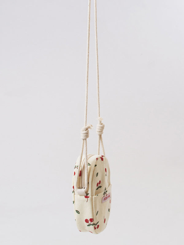 Cherry Print Crossbody Bag