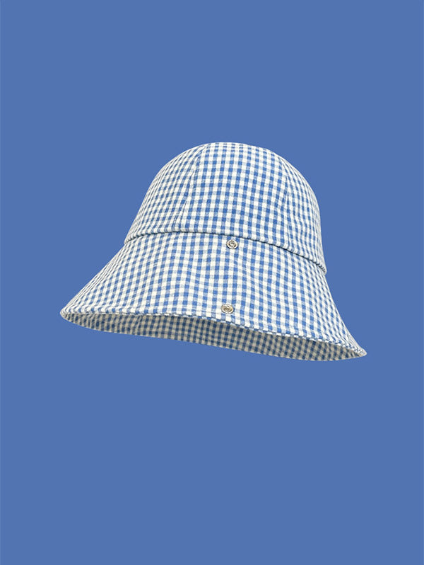 Gingham Flip Side Bucket Hat