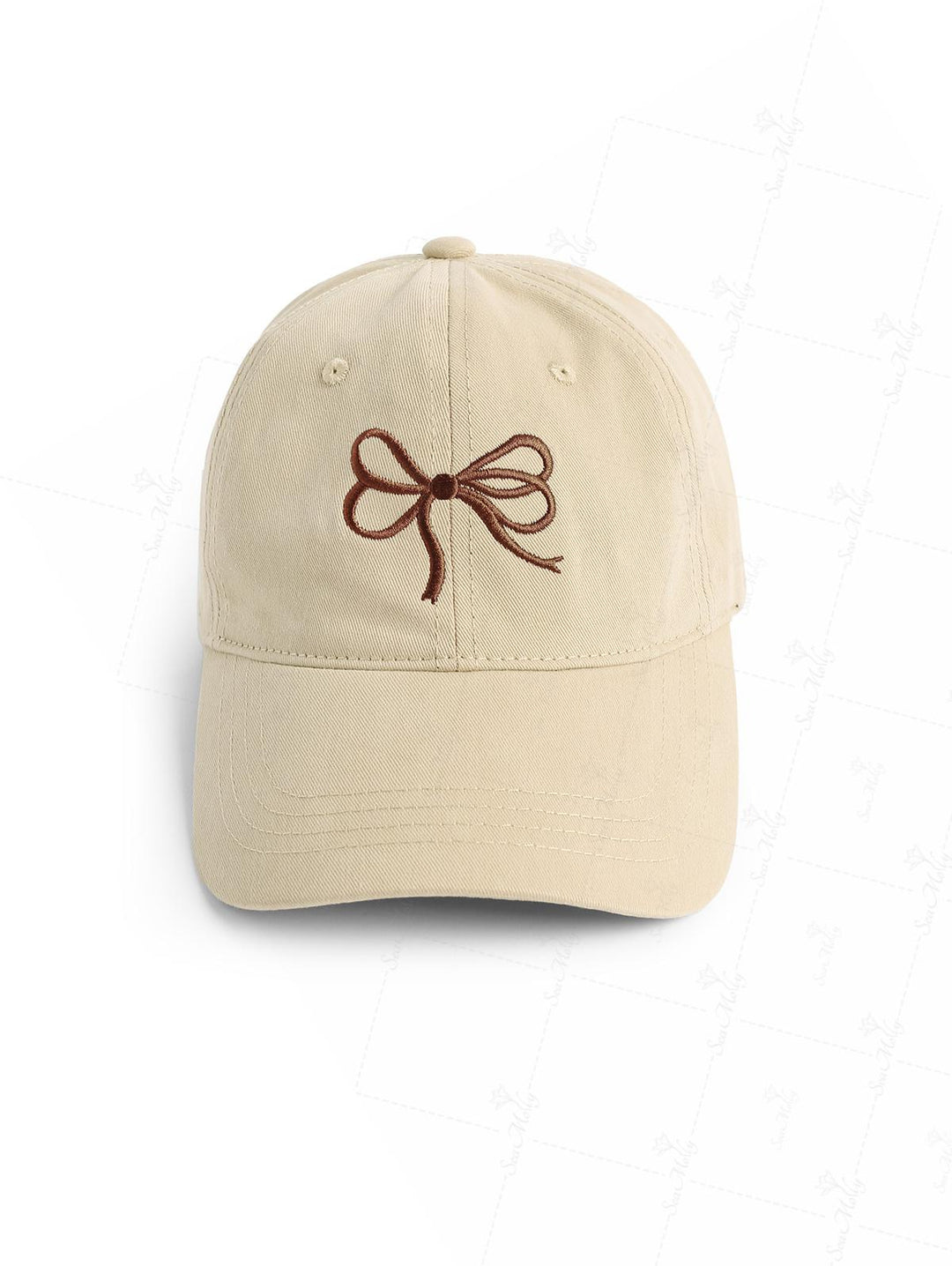 Bowknot Embroidered Baseball Cap