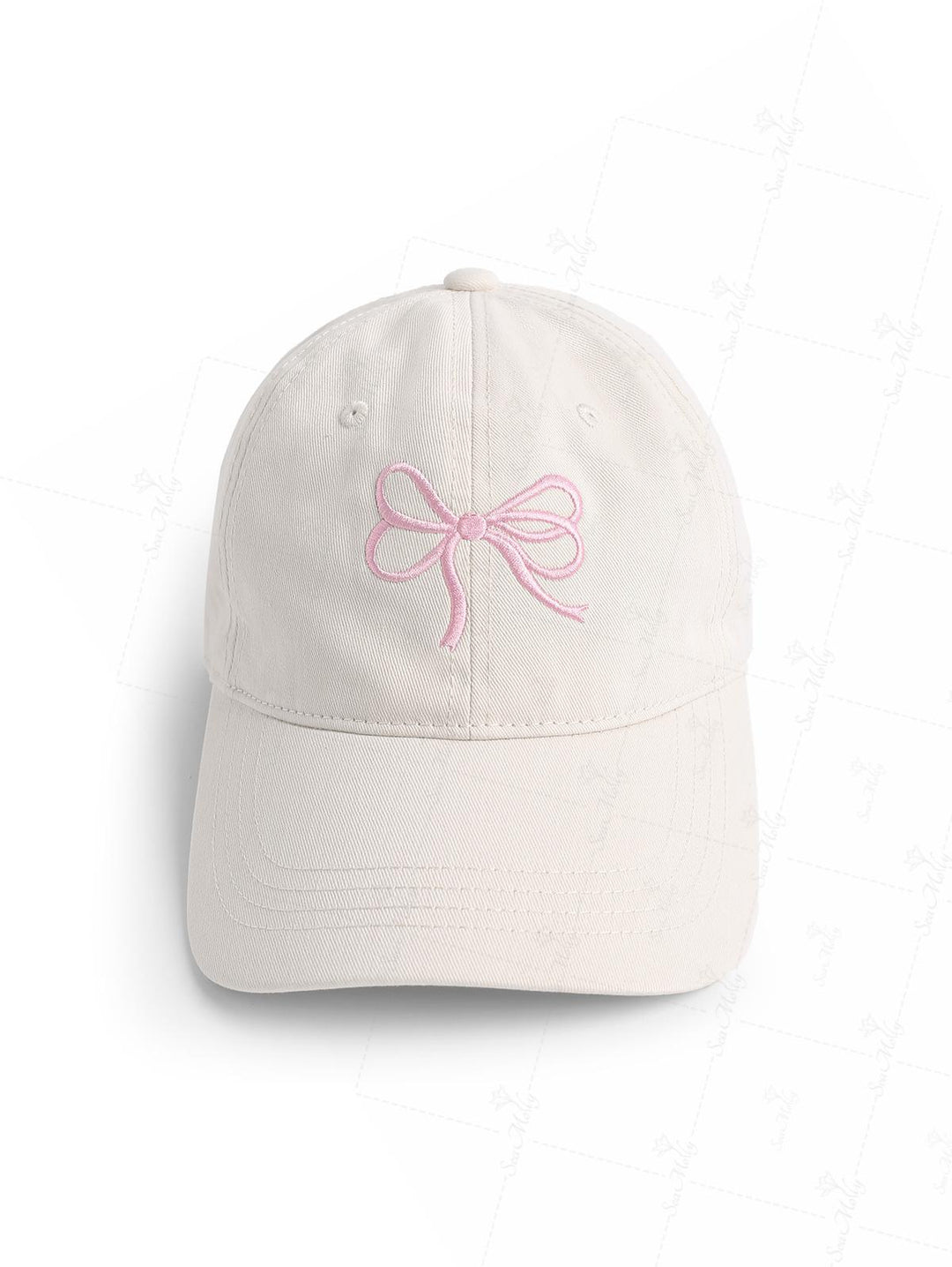 Bowknot Embroidered Baseball Cap