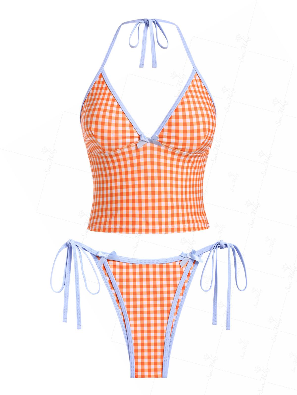 Soor Ploom 水着 Cleo Swim Set Gingham 4y Soor Ploom 水着 Cleo Swim Set Gingham 4y Pink Gingham Olivia Swim