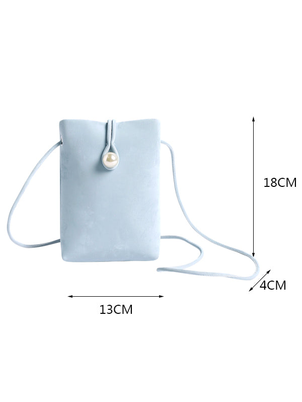 Solid Color Mini Crossbody Bag