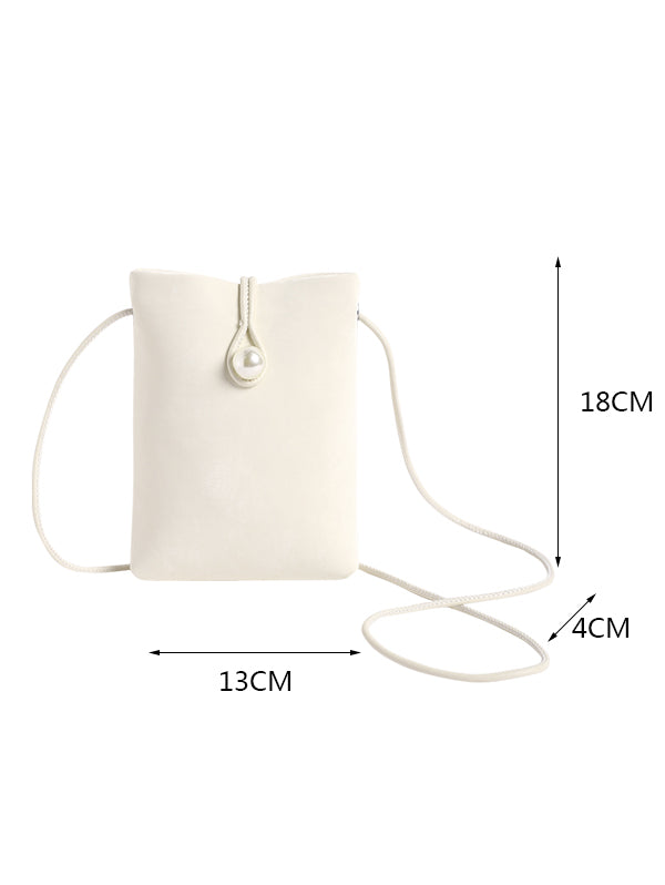 Solid Color Mini Crossbody Bag