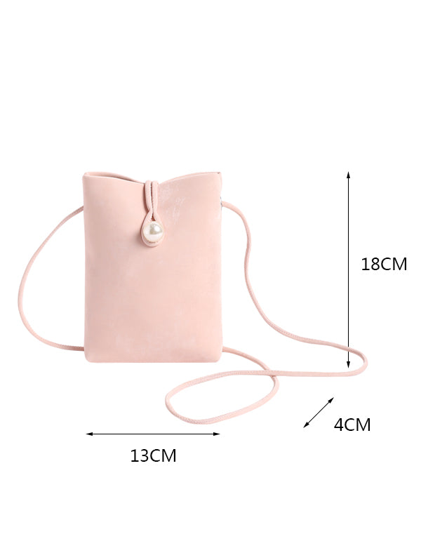 Solid Color Mini Crossbody Bag