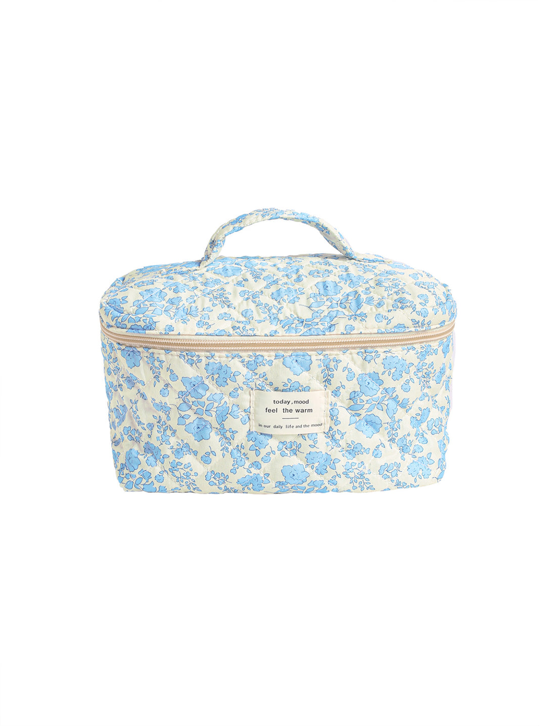 Floral Print Large Capacity Storage Cosmetic Bag