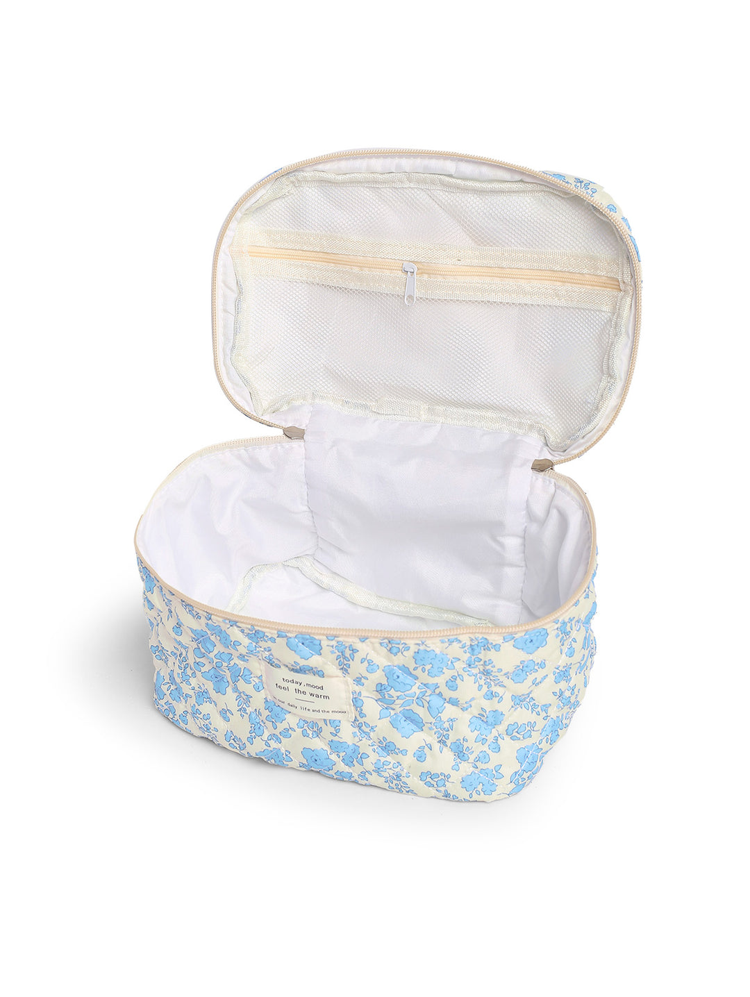 Floral Print Large Capacity Storage Cosmetic Bag