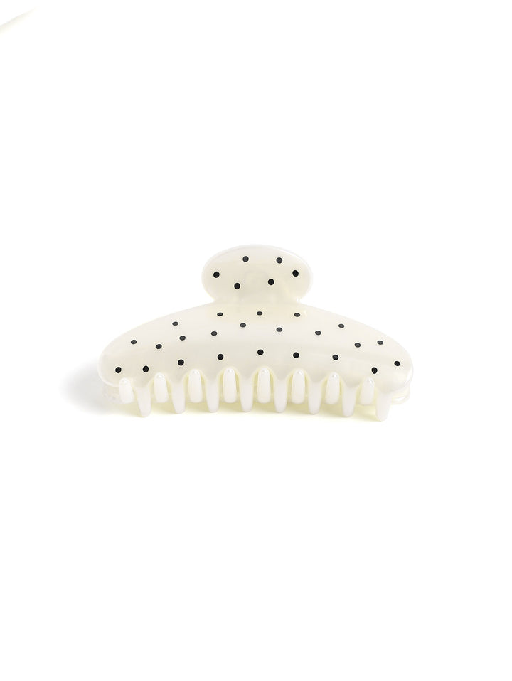 Simple Style Curve-shaped Polka Dots Hair Claw