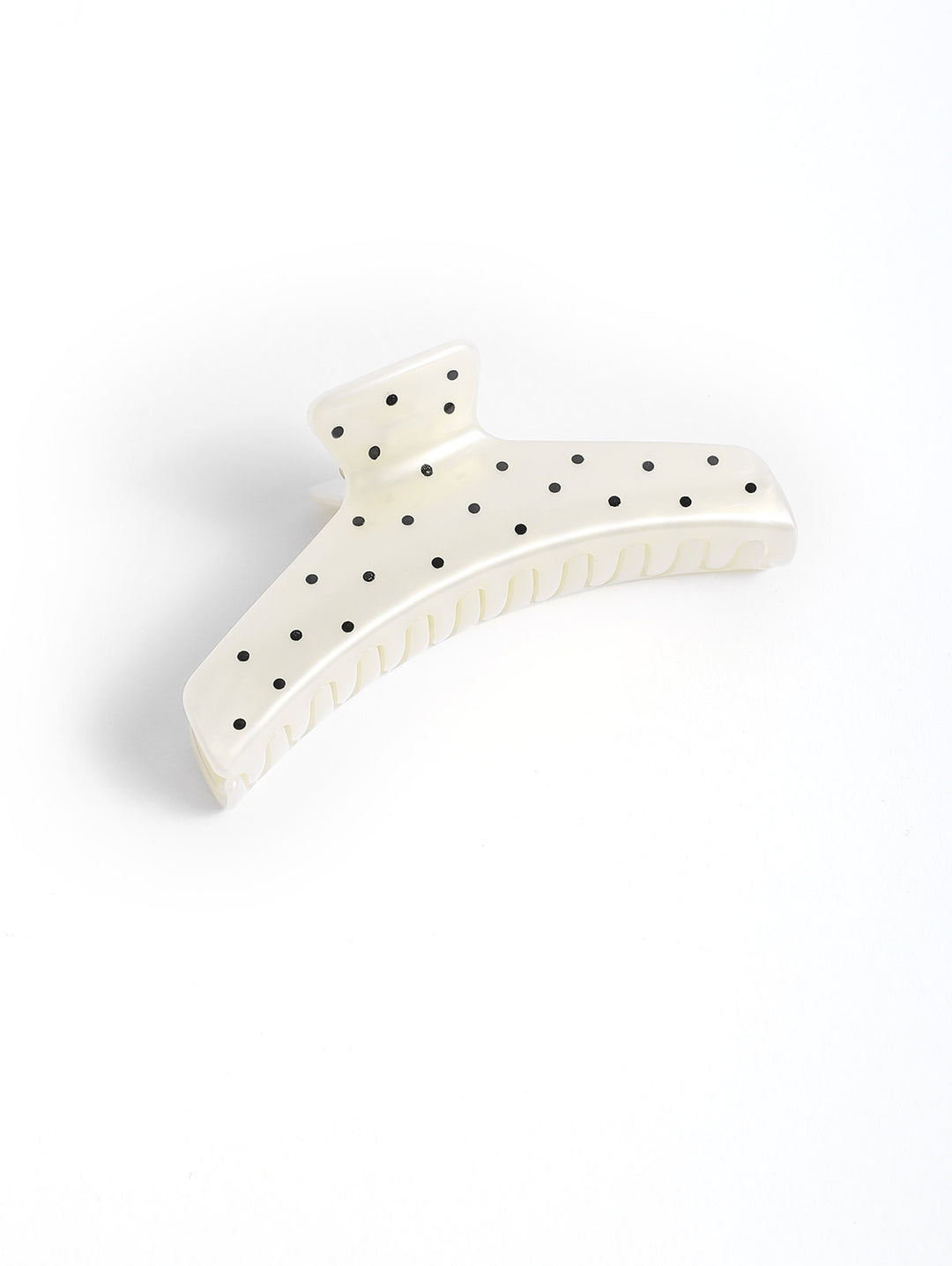 Simple Style One-line Arc Shaped Polka Dots Hair Claw