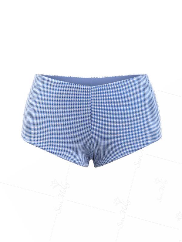 Seamolly Gingham Beach Swim Bottom Boyshorts