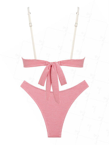 Seamolly 3 Piece Ruched Underwire Push Up Cheeky Boyshort Bikini Set