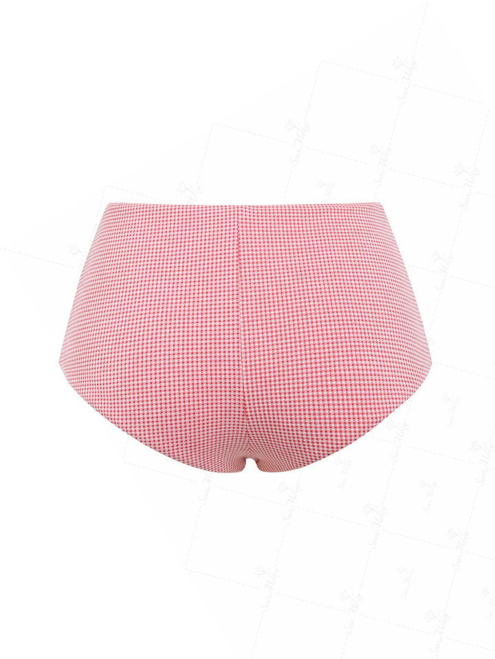 Seamolly Gingham Beach Swim Bottom Boyshorts