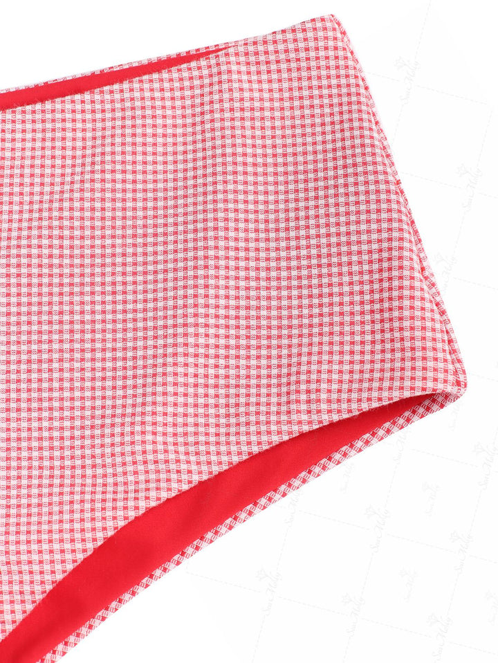 Seamolly Gingham Beach Swim Bottom Boyshorts