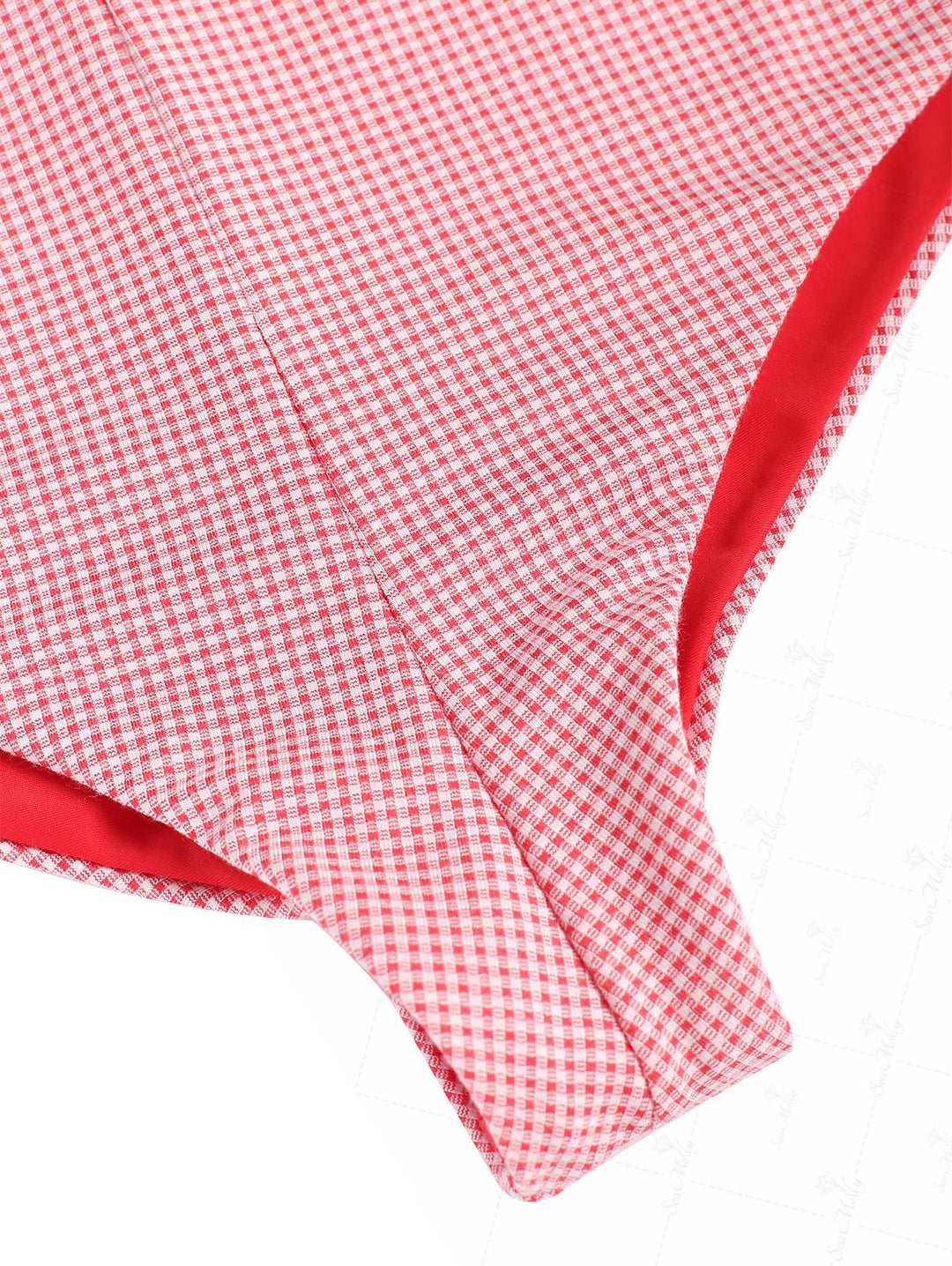 Seamolly Gingham Beach Swim Bottom Boyshorts