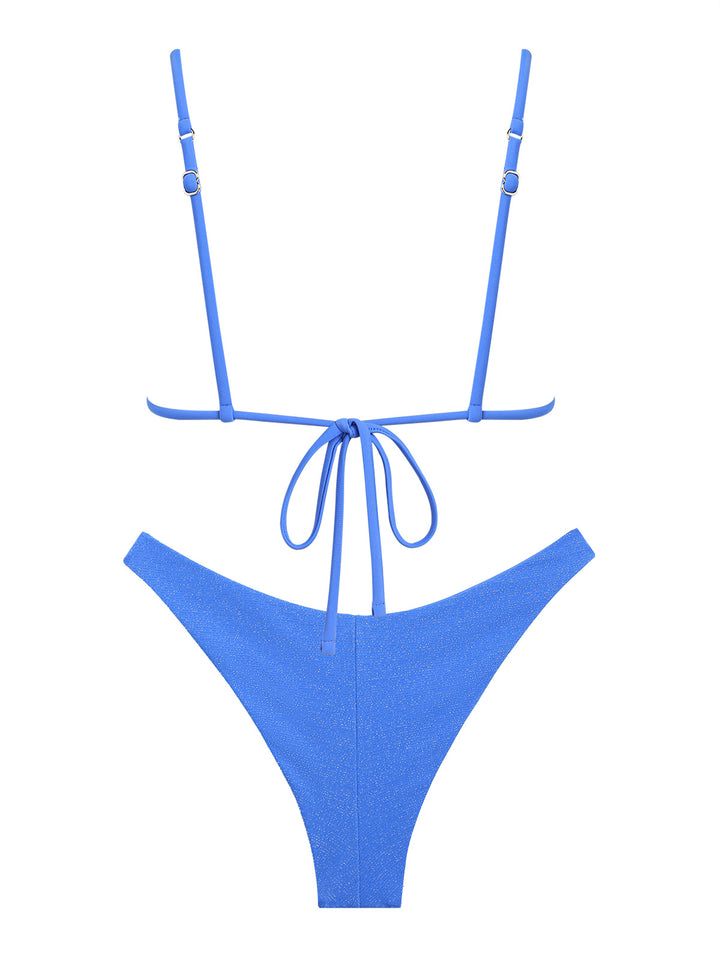 Seamolly Lurex Triangle Bikini Set