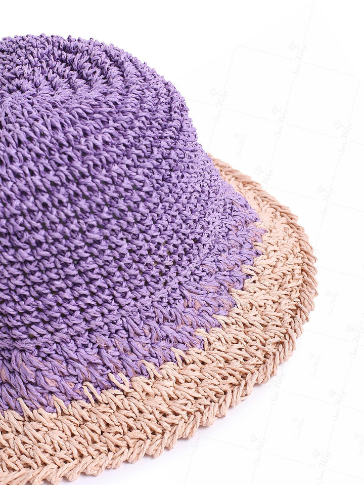 Hand-Woven Striped Fisherman's Hat