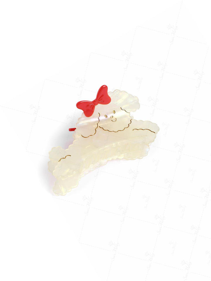 Acetate Cute Dog Hair Clip Claw