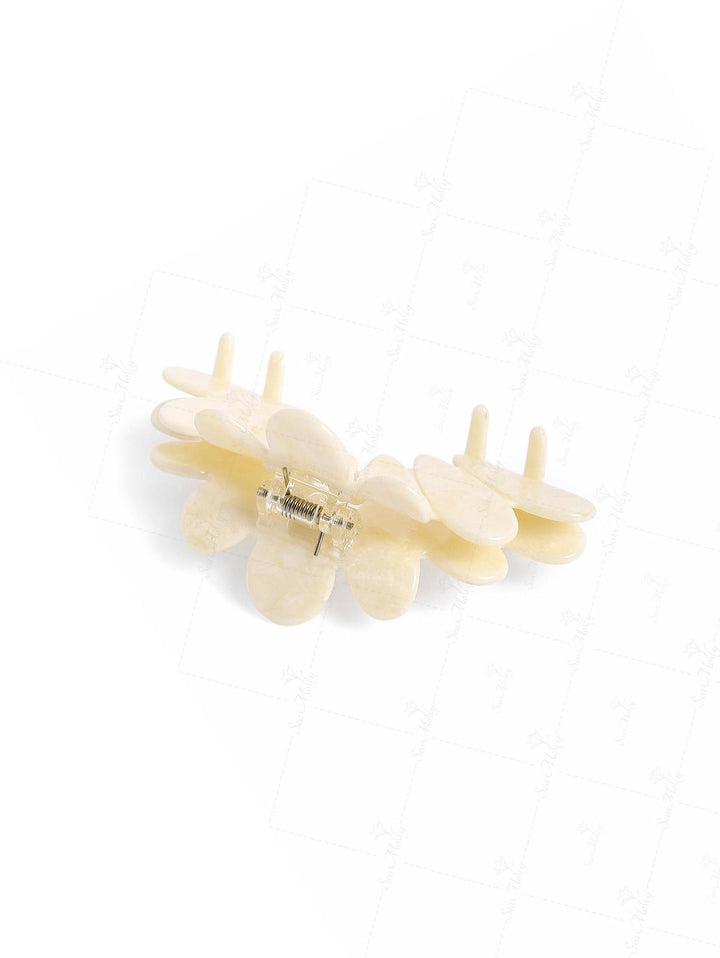 French Style Petal Shaped  Acetate Hair Clip Claw