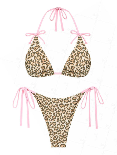 Naomi Leopard Print Swimsuit main image 1