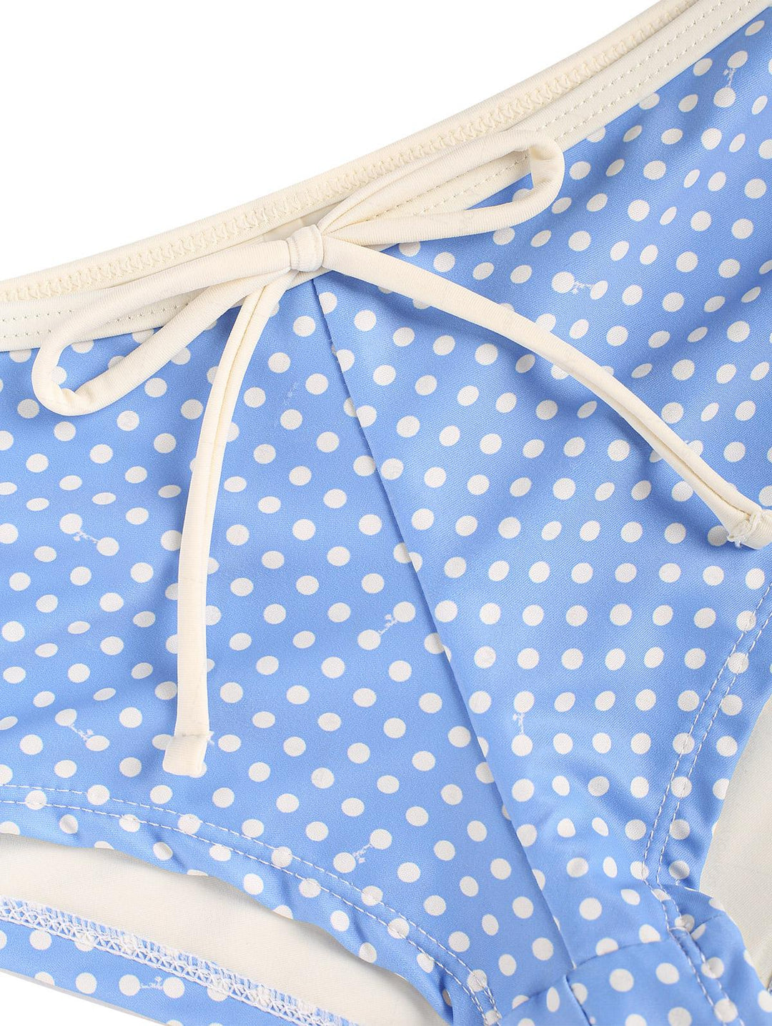 Seamolly Polka Dot Bowknot Beach Swim Low Rise Bottom Boyshorts