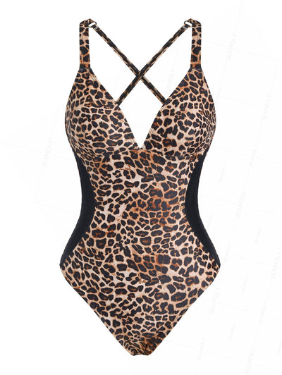 2399 Naomi Leopard Print Swimsuit