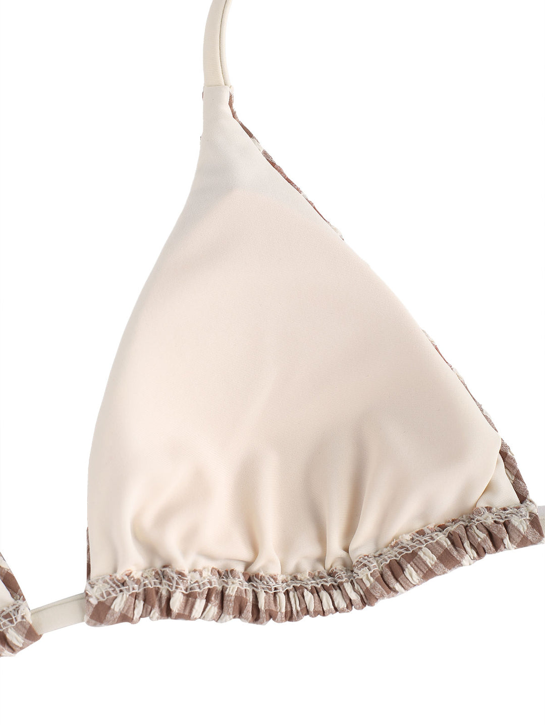 Seamolly Gingham Halter Triangle Boyshorts Bikini Set