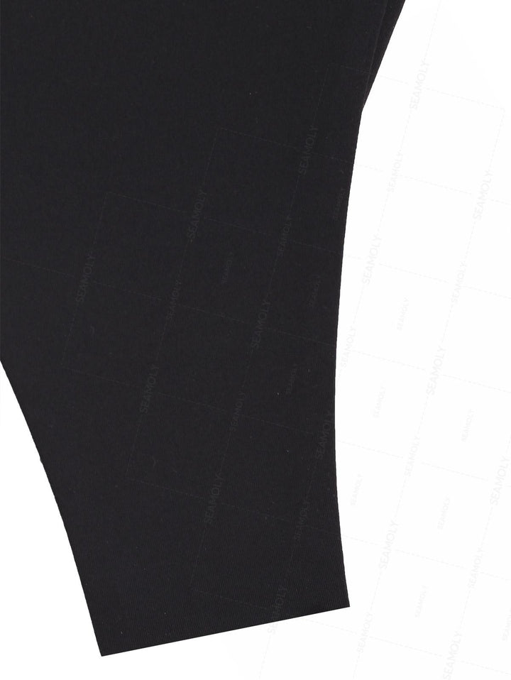 Seamolly Solid Color Ruched Halter Triangle Top & Brazilian Bottom Bikini Set