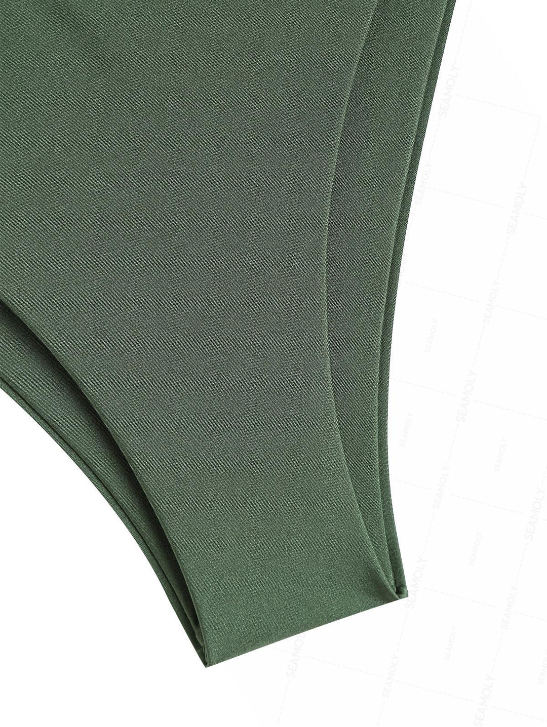 Seamolly Silky Twisted Gathering & Support Triangle Bikini Set