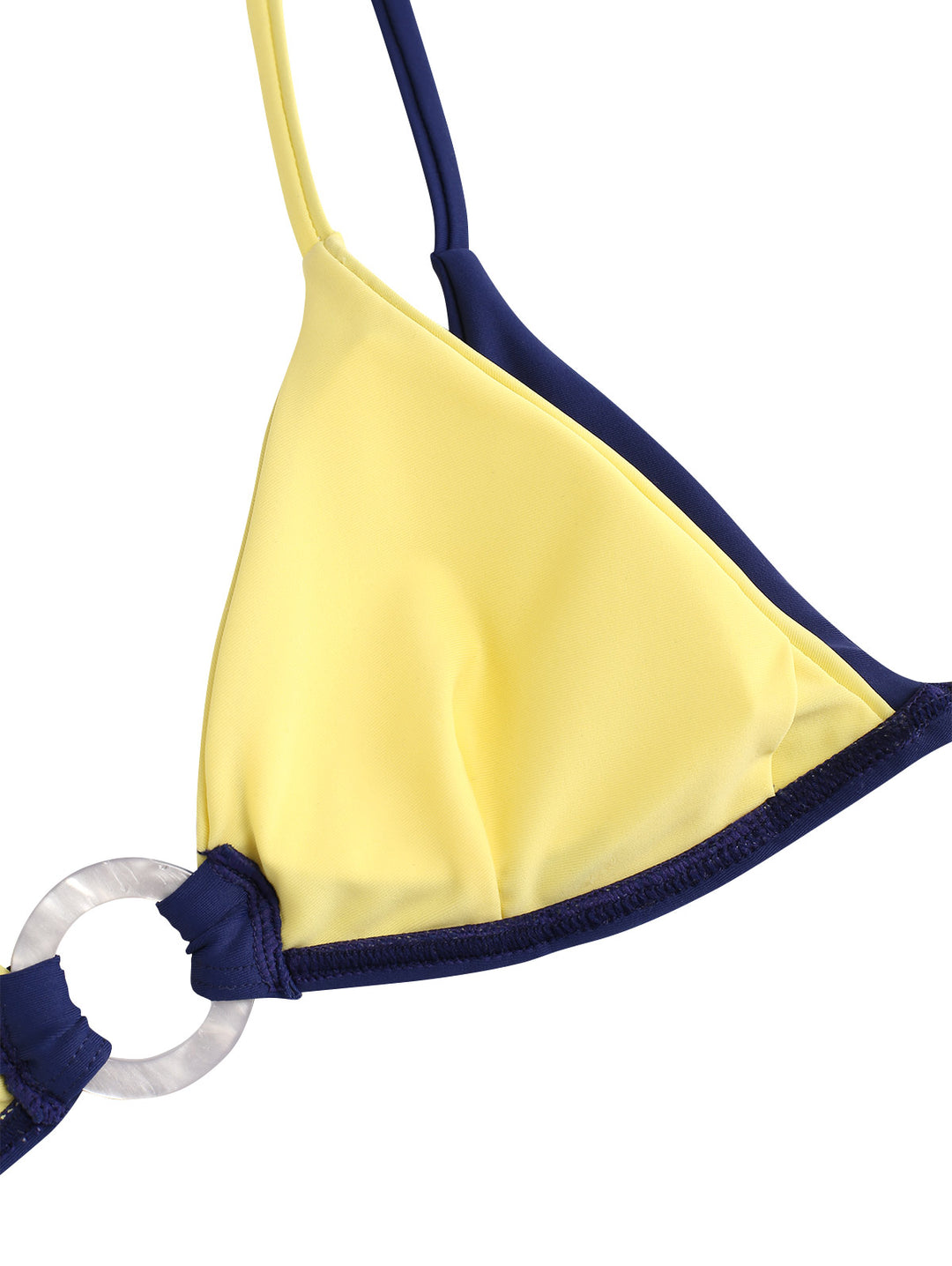 Seamolly Colorblock Two Tone O Ring Double Layer 2 In 1 Bikini Set