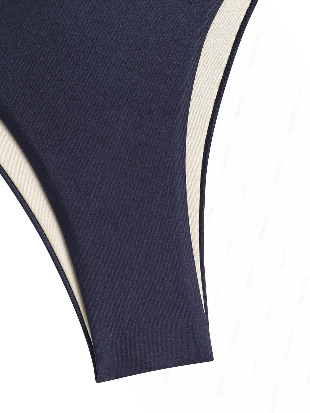 Seamolly Colorblock Two Tone O Ring Double Layer Bikini Set