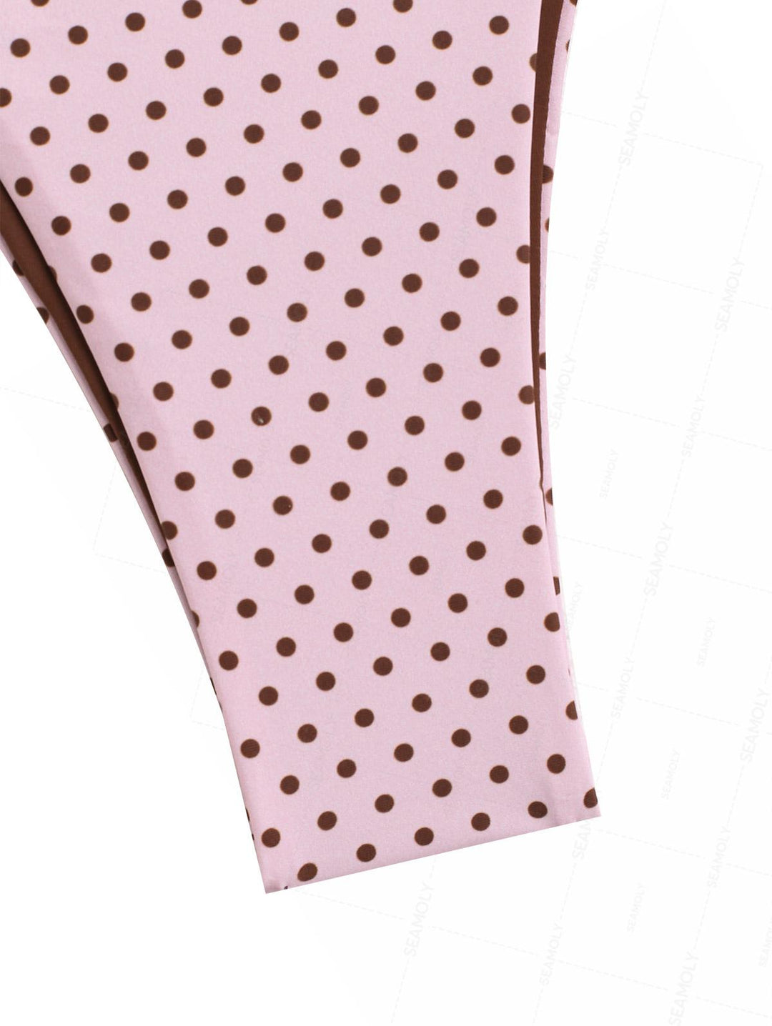 Seamolly Polka Dot Print Tie Side Double Layer Bikini Set