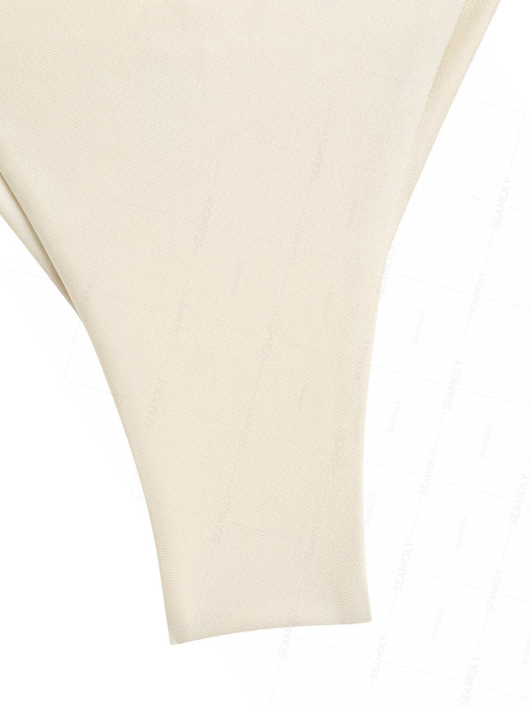 Seamolly Contrast Color Ruched Halter Triangle Top & Brazilian Bottom Bikini Set