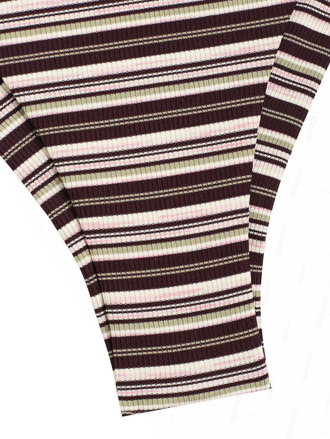 Seamolly Striped Triangle Push Up Top & Cheeky Brazilian Bottom Bikini Set