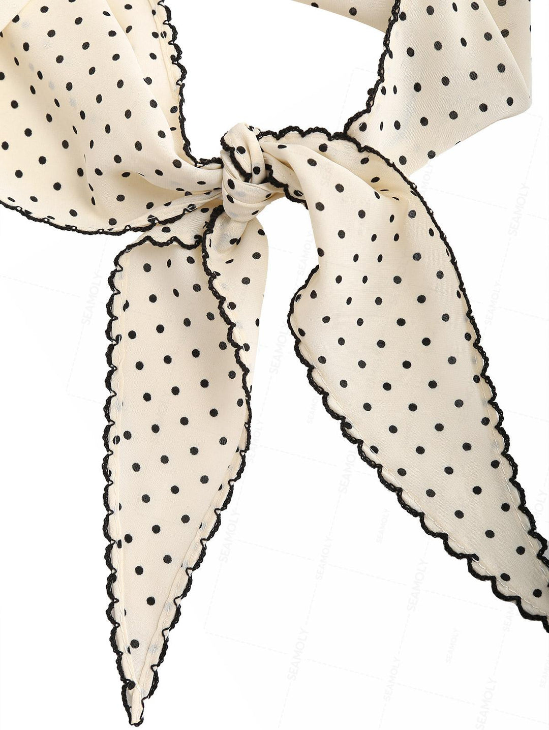 Striped/Polka Dot Print Bandana Triangle Kerchief Headband Hair Scarf