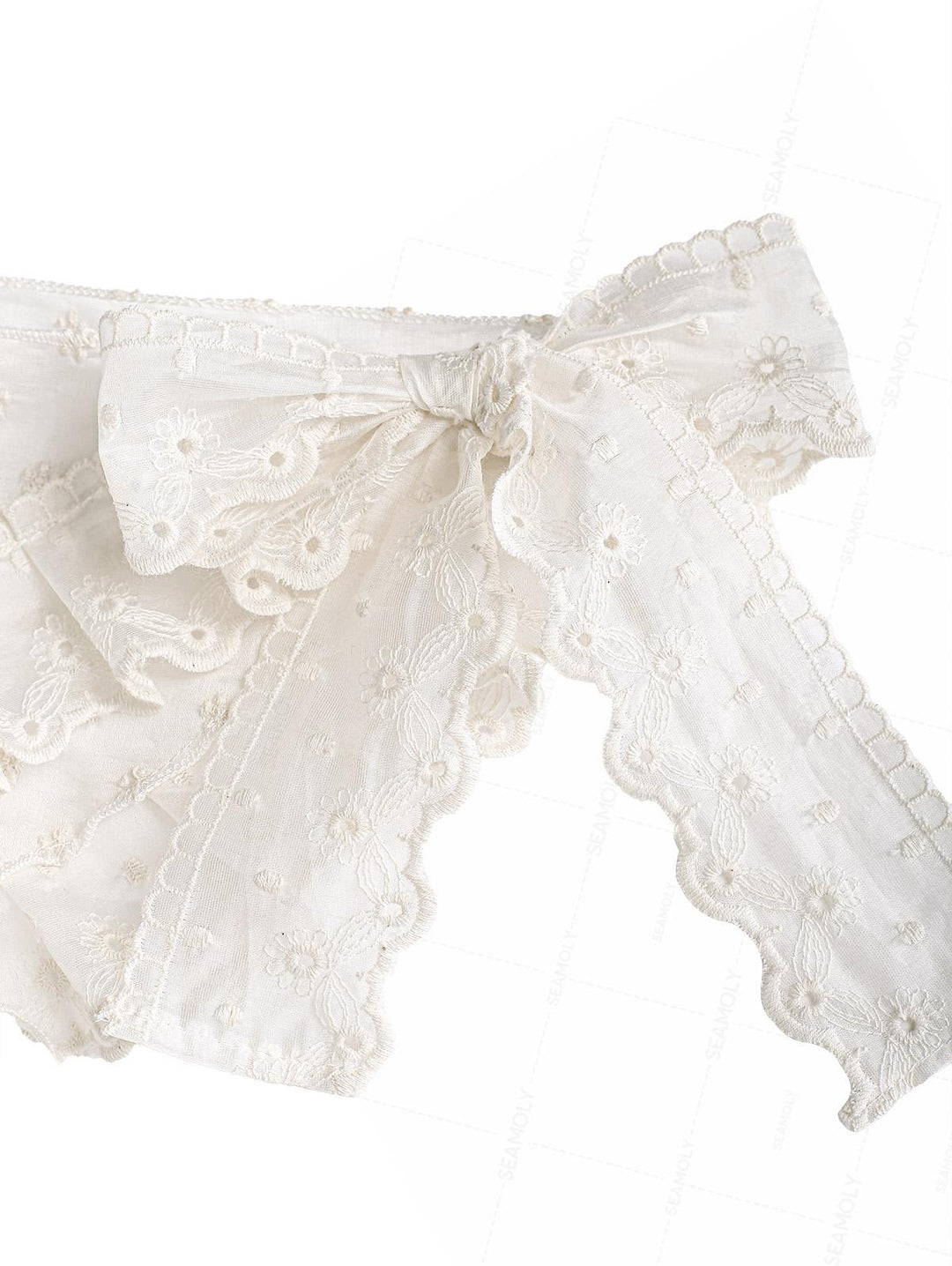 Vintage Bohemian Lace Floral Triangle Cover Up Sarong