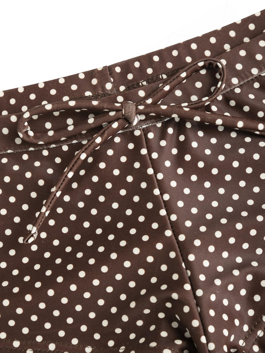 Seamolly 3 Piece Polka Dot Print Halter Brazilian Cheeky Boyshort Tankini Set