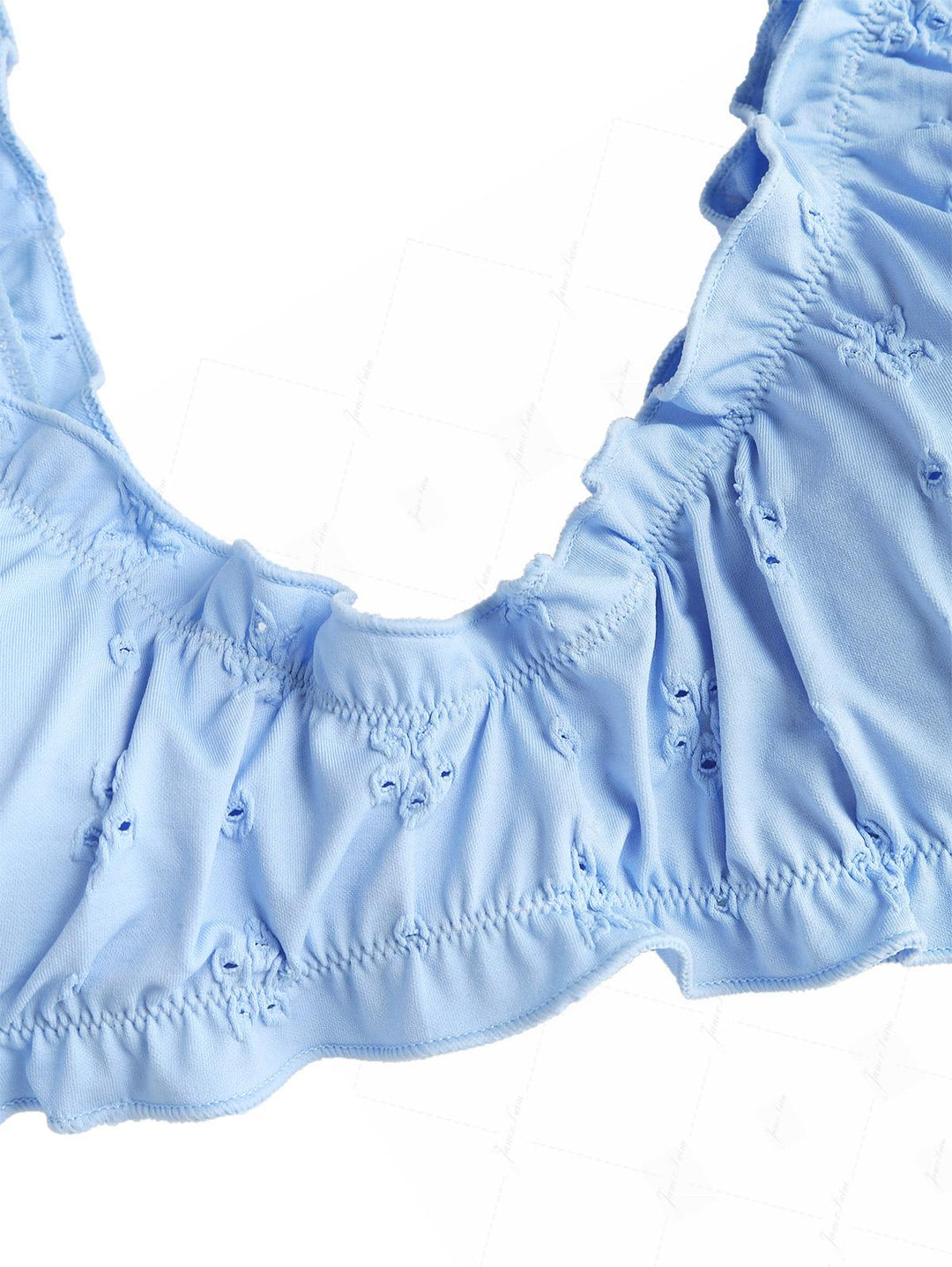 Seamolly Recycled Fabric Jacquard Bralette Cheeky Boyshorts Bikini Set