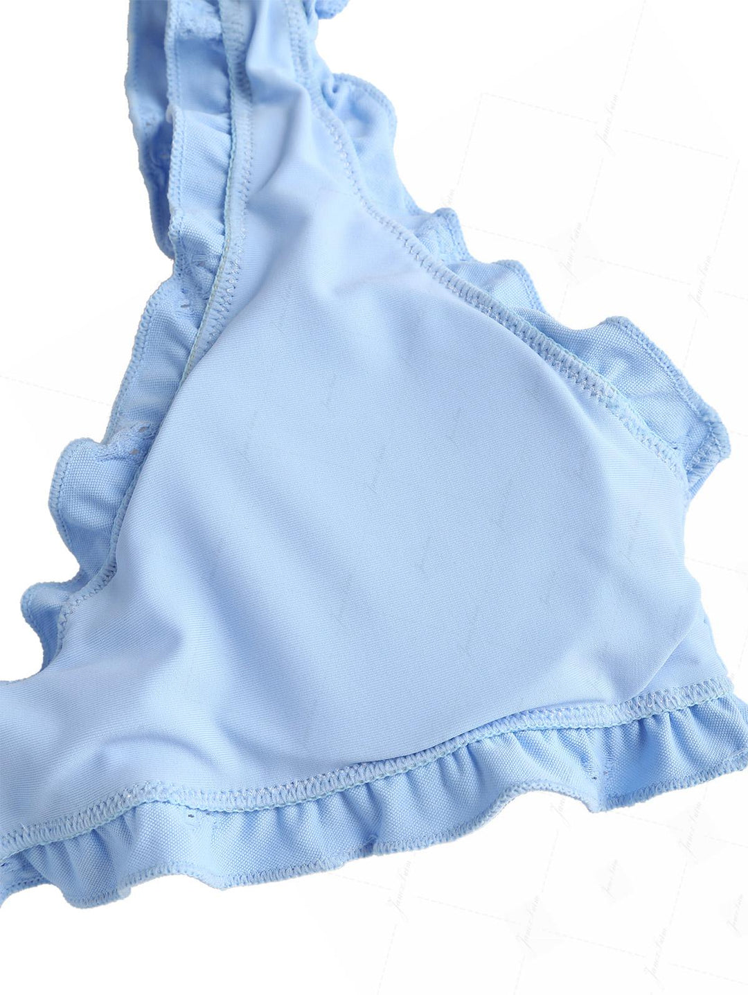 Seamolly Recycled Fabric Jacquard Bralette Cheeky Boyshorts Bikini Set