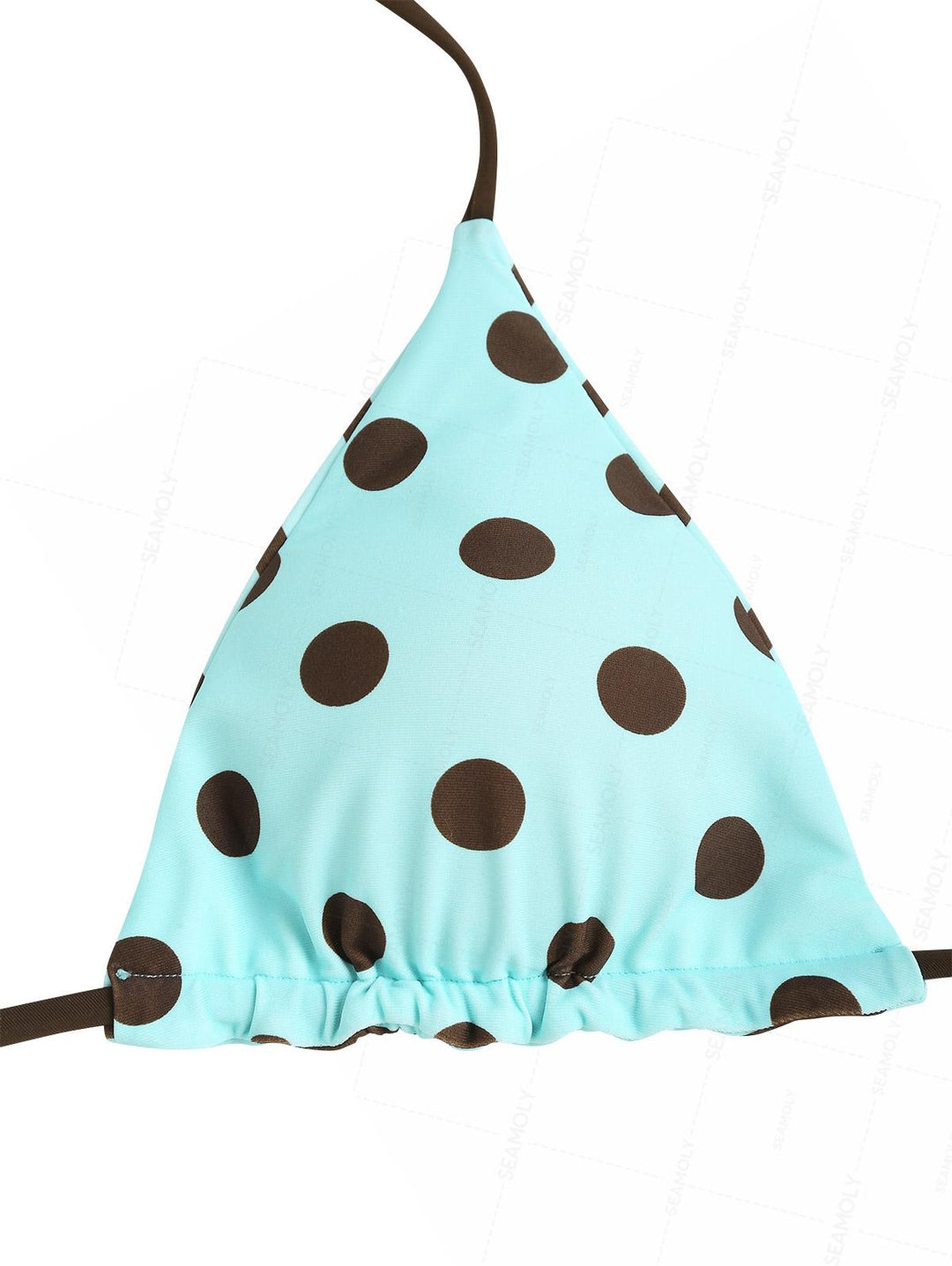 Seamolly Polka Dot Triangle Top & Cheeky Brazilian Bottom Reversible Multiway Bikini Set