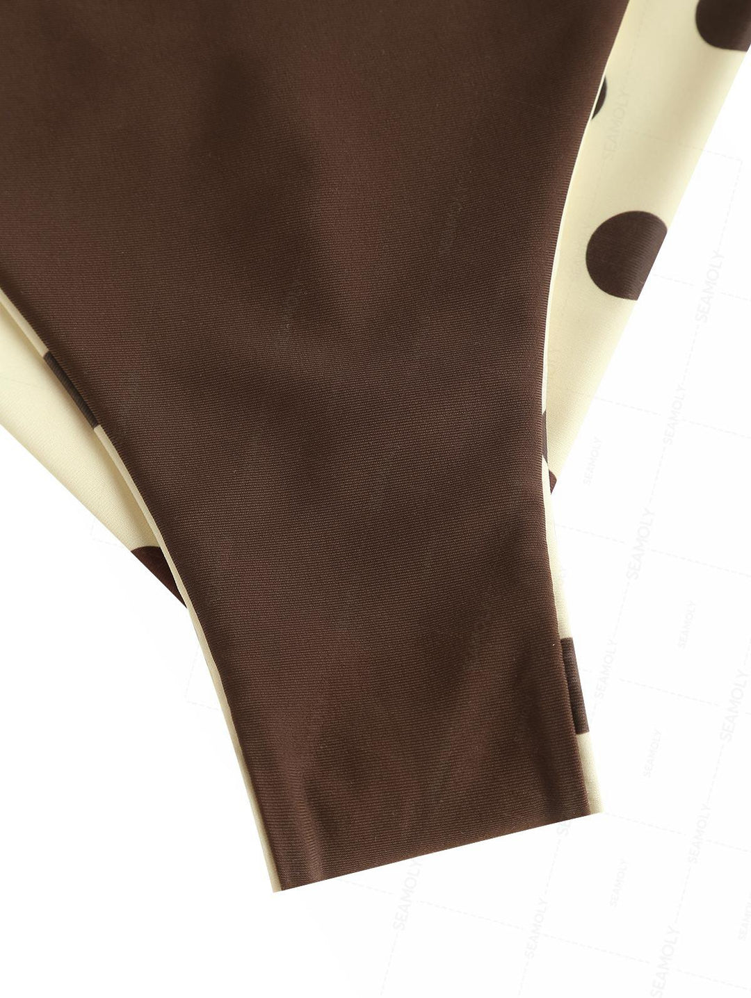 Seamolly Polka Dot Double Layer Top & Cheeky Brazilian Bottom Bikini Set