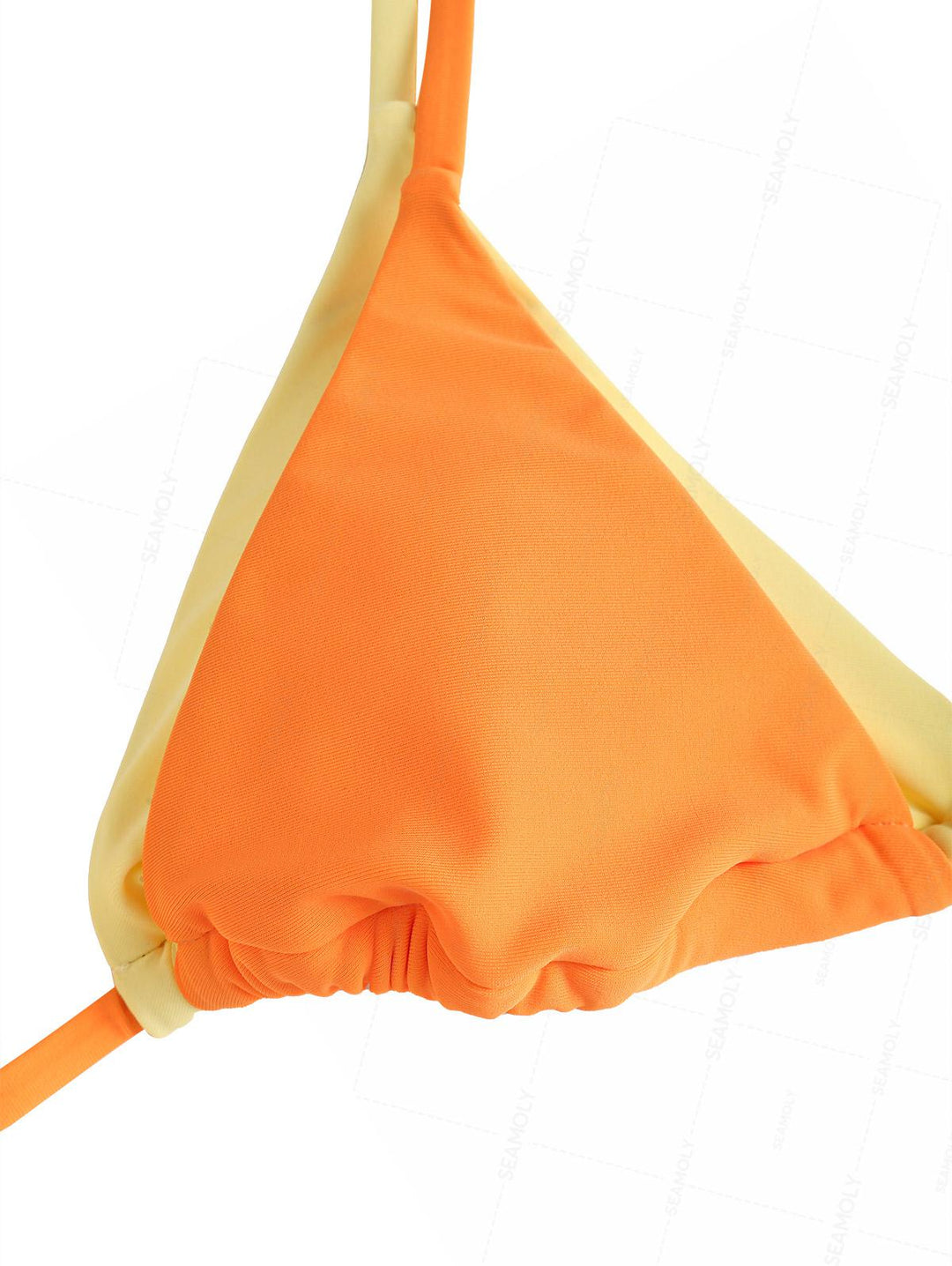 Seamolly Two Tone Double Layer Top & Cheeky Brazilian Bottom Bikini Set