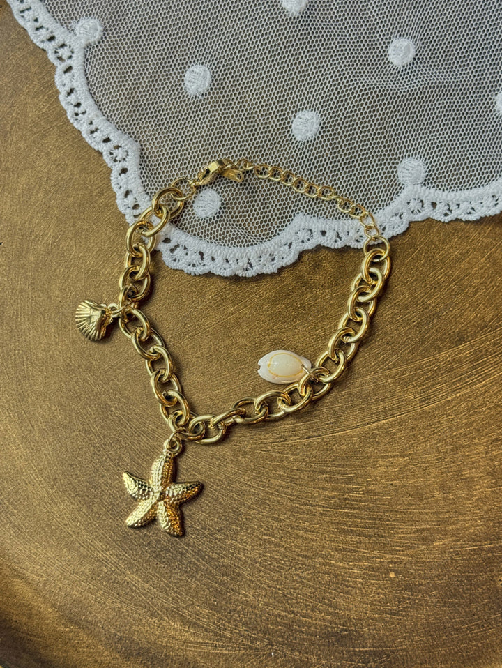 Stainless Steel Faux Pearls Pendant Jewelry
