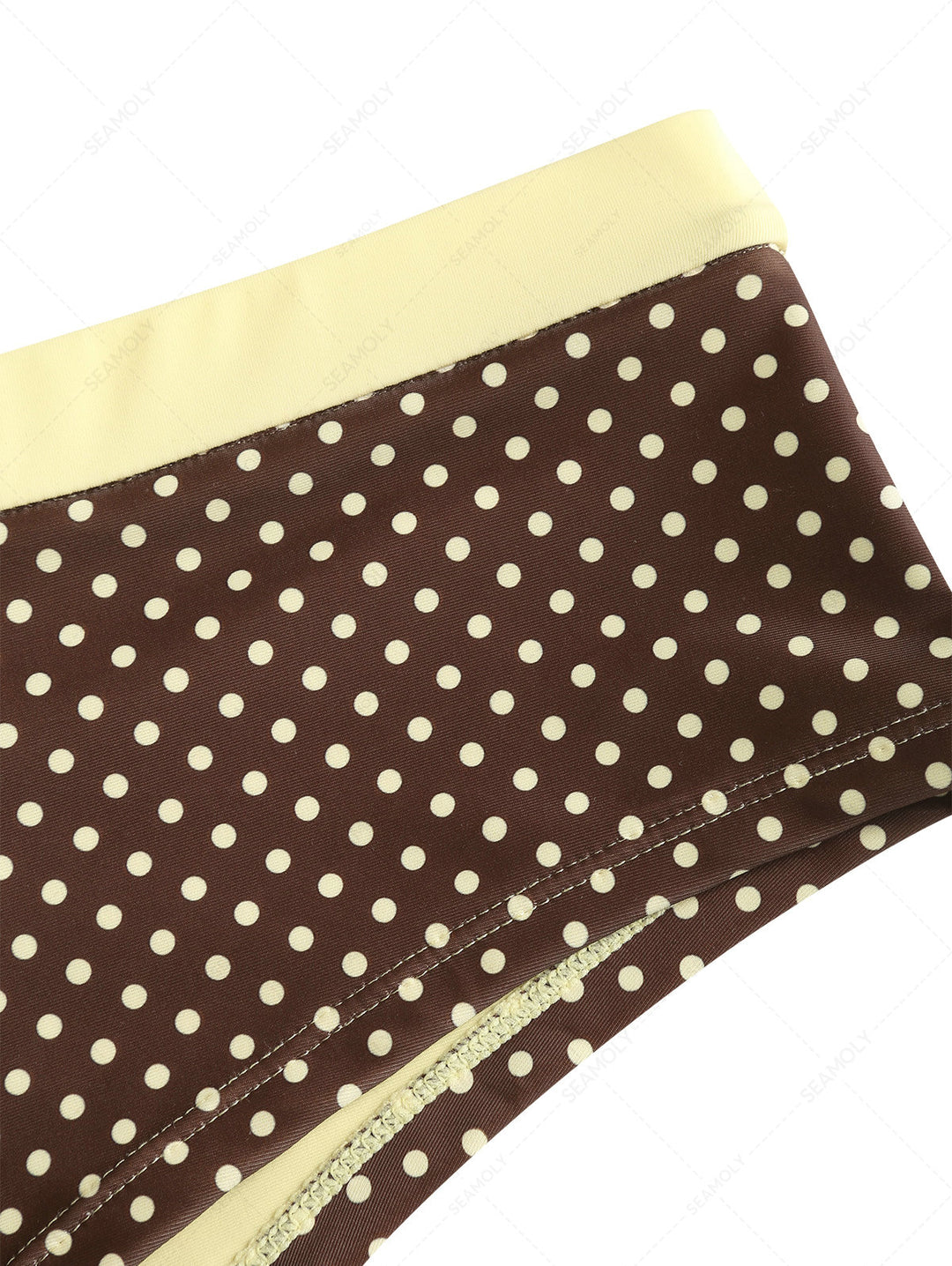 Seamolly Polka Dot Bikini Bottom Cheeky Swim Boyshorts