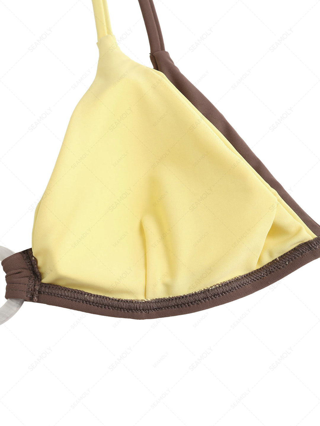 Seamolly Colorblock Two Tone O Ring Double Layer Bikini Set