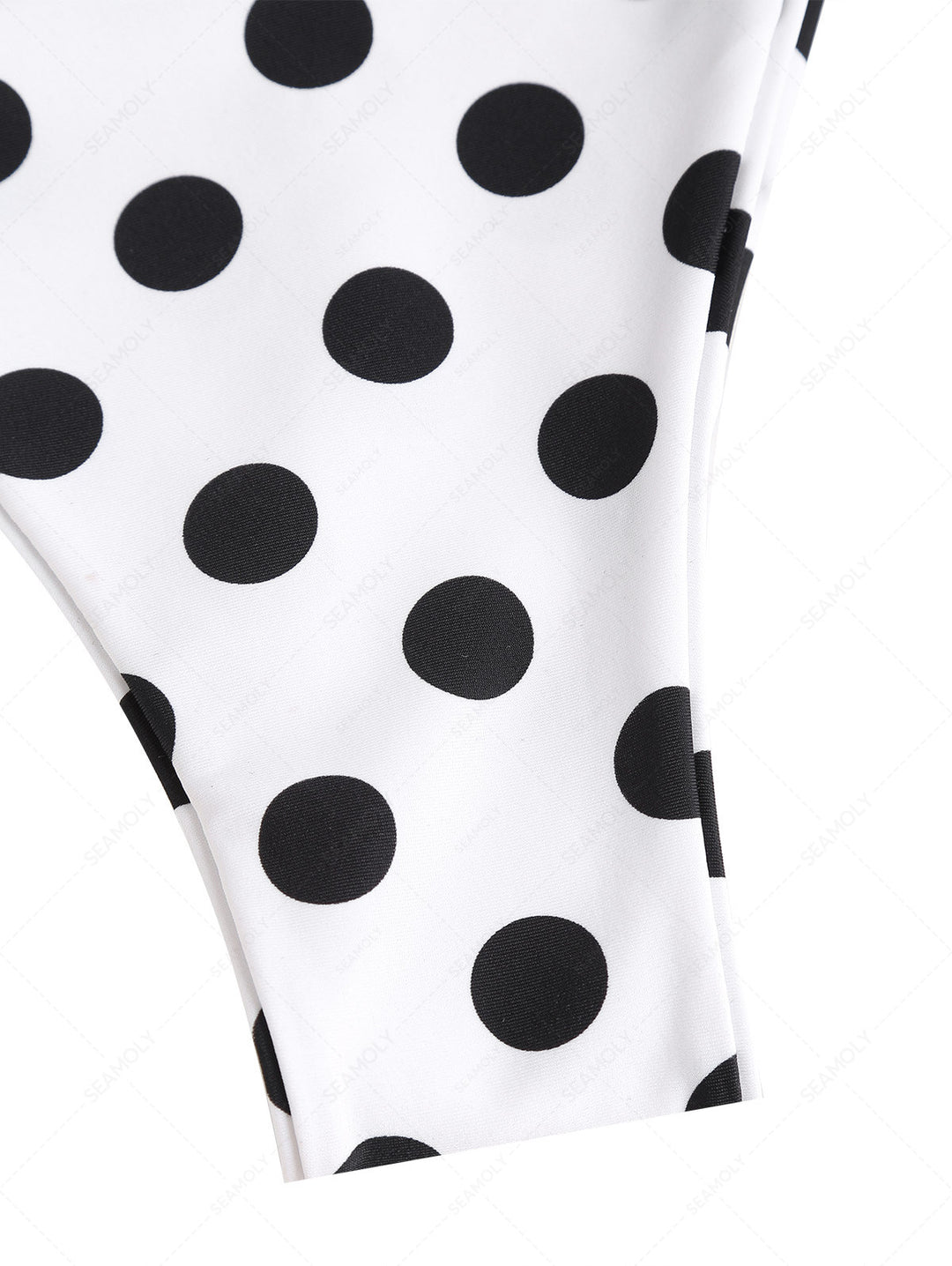 Seamolly Polka Dot Double Layer Top & Cheeky Brazilian Bottom Bikini Set