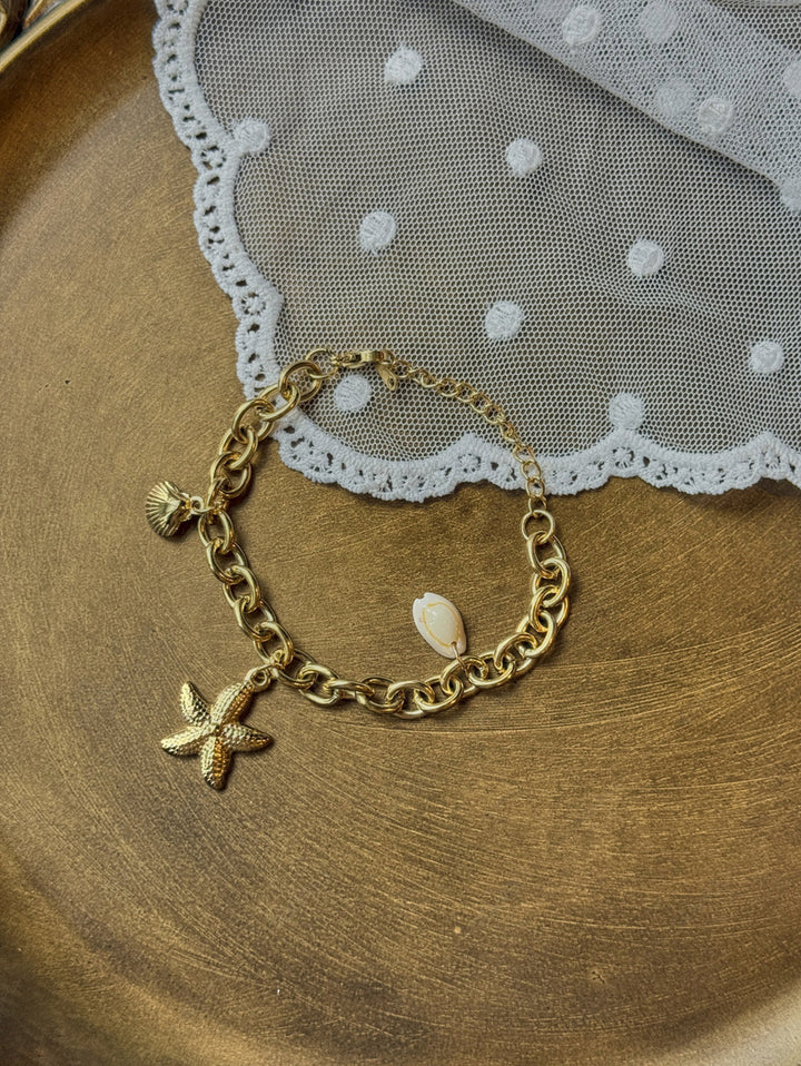 Stainless Steel Faux Pearls Pendant Jewelry