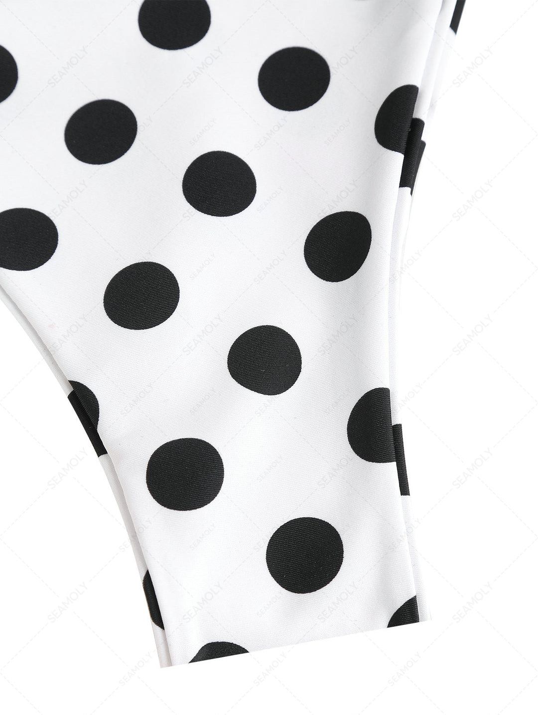 Seamolly Polka Dot Double Layer Top & Cheeky Brazilian Bottom Bikini Set